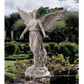 Large garden decoration stone carvings and statues white marble angel statues